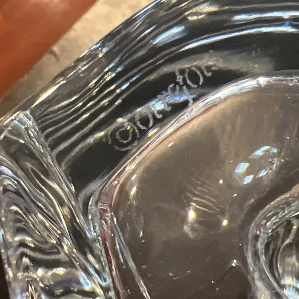 ORREFORS Orrefors Heart Bud Vase 3